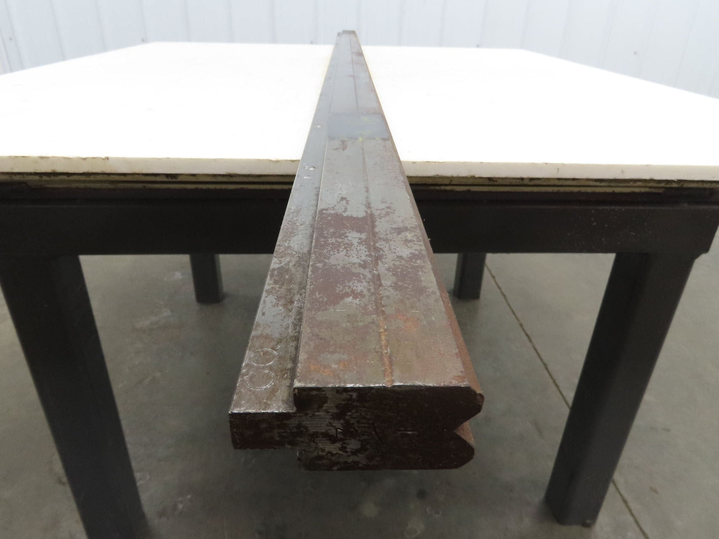 Press Brake Die 73" Long 90° V 7/16" W 1/4" D 1-3/4" H 1/2" Tang