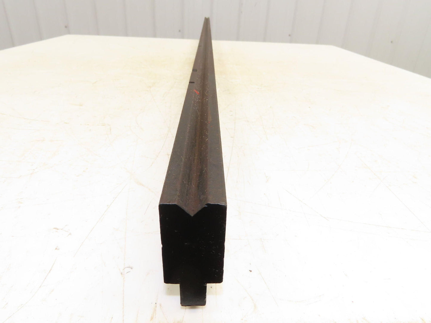 Press Brake Die 73-5/8" Long 90° V 7/16" W 1/4" D 1-3/4" H 1/2" Tang
