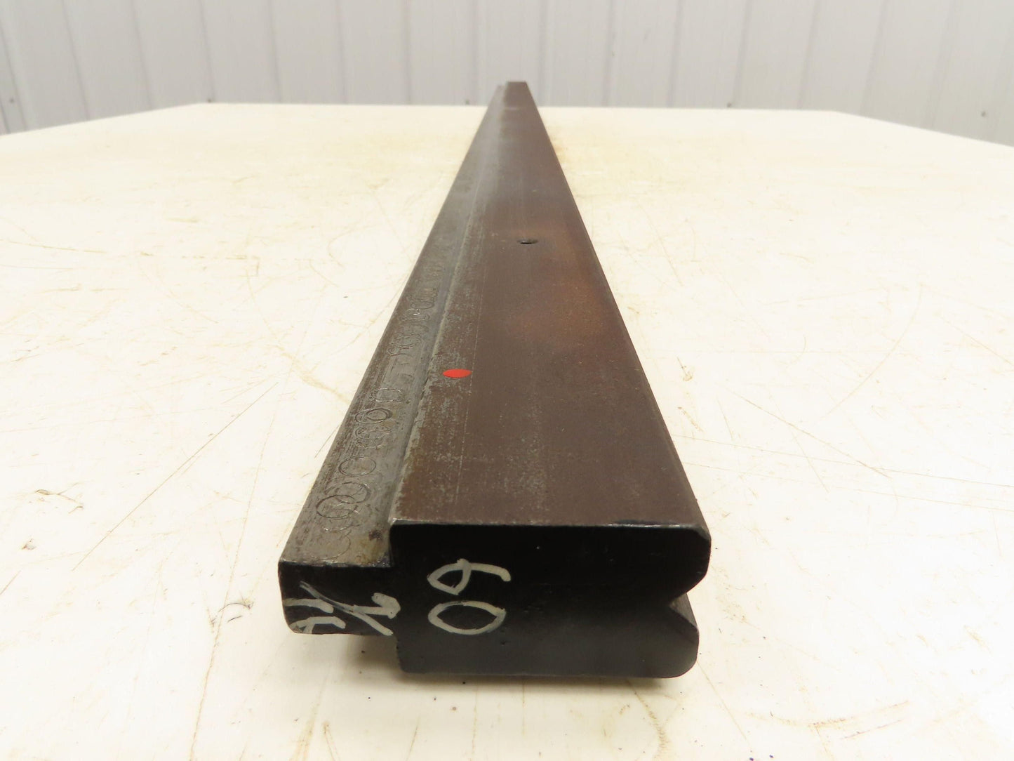 Press Brake Die 60-1/2" Long 90° V 3/8" W 3/16" D 1-3/4" H 1/2" Tang