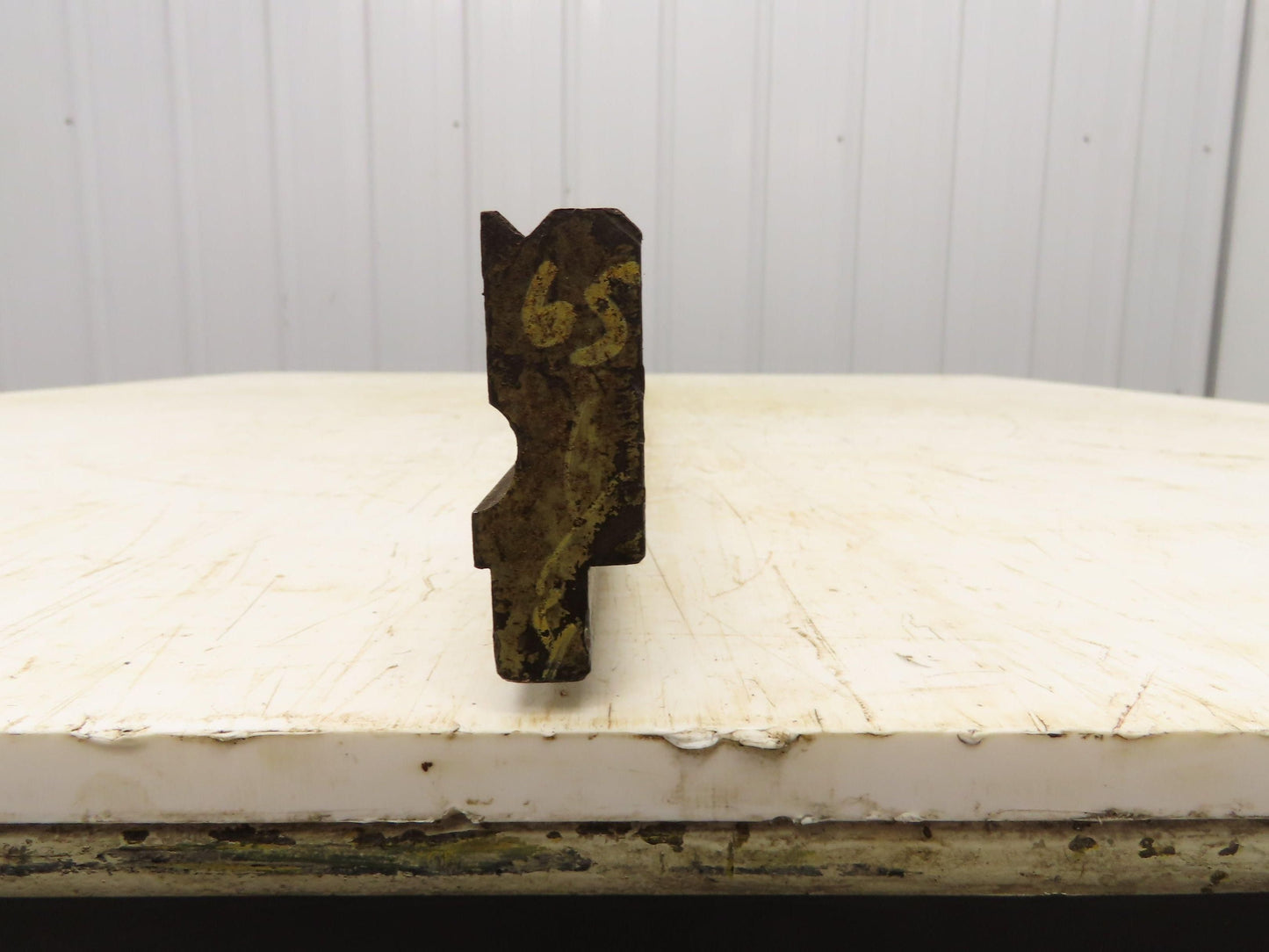Press Brake Die 65" Long 90° V 7/32" W 1/8" D 1-3/4" H 1/2" Tang