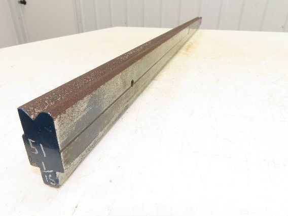 Press Brake Die 51" Long 90° V 1/2" W 1/4" D 1-3/4" H 1/2" Tang