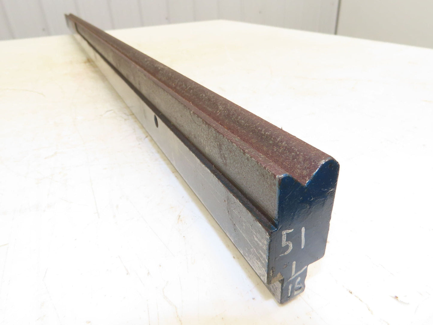 Press Brake Die 51" Long 90° V 1/2" W 1/4" D 1-3/4" H 1/2" Tang