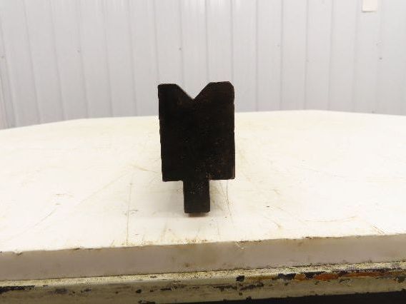 Press Brake Die 45-5/8" Long 90° V 1/2" W 5/16" D 1-13/16" H 1/2" Tang