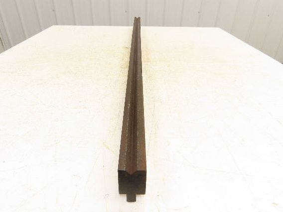 Press Brake Die 45-5/8" Long 90° V 1/2" W 5/16" D 1-13/16" H 1/2" Tang