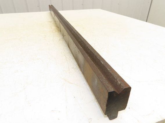 Press Brake Die 45-5/8" Long 90° V 1/2" W 5/16" D 1-13/16" H 1/2" Tang