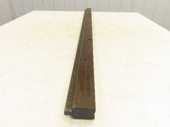 Press Brake Die 45-5/8" Long 90° V 1/2" W 5/16" D 1-13/16" H 1/2" Tang