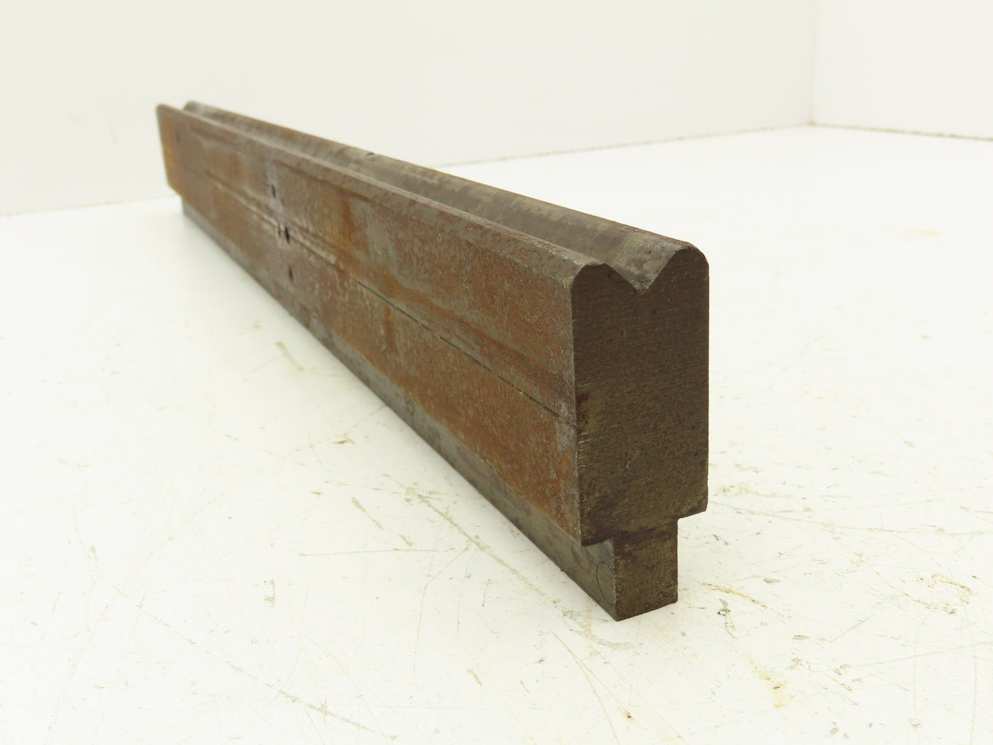 Press Brake Die 19-3/4" Long 90° V 7/16" W 1/4" D 1-13/16" H 1/2" Tang