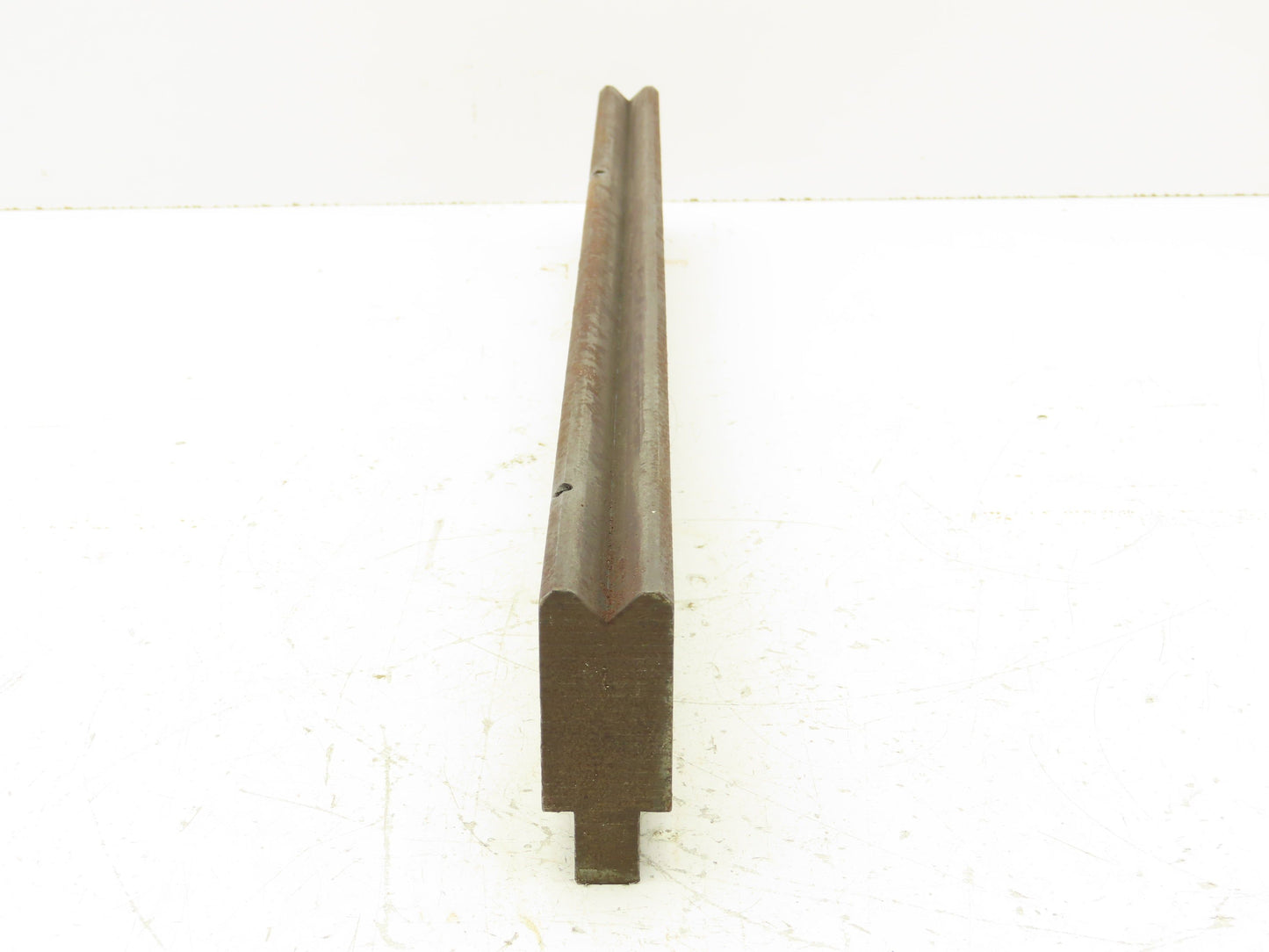 Press Brake Die 19-3/4" Long 90° V 7/16" W 1/4" D 1-13/16" H 1/2" Tang