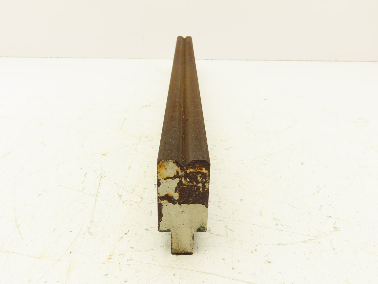 Press Brake Die 19-1/2" Long 90° V 5/16" W 1/8" D 1-3/4" H 1/2" Tang