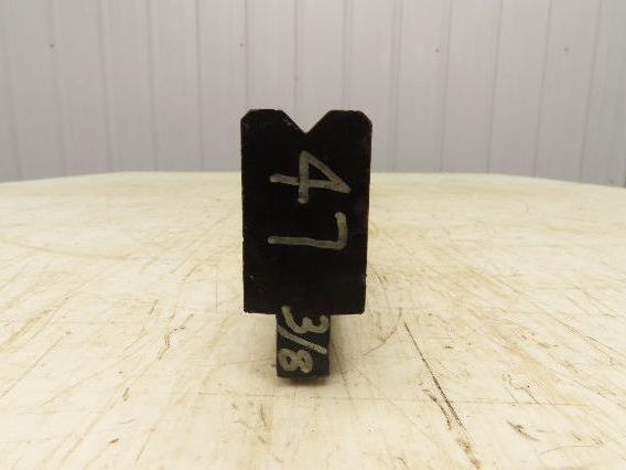 Press Brake Die 47" Long 90° V 3/8" W 1/4" D 1-3/4" H 1/2" Tang