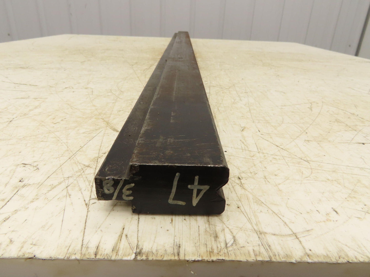Press Brake Die 47" Long 90° V 3/8" W 1/4" D 1-3/4" H 1/2" Tang