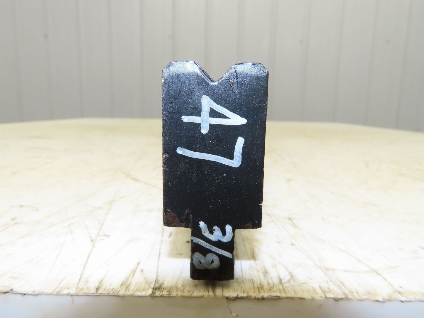 Press Brake Die 47" Long 90° V 3/8" W 1/4" D 1-3/4" H 1/2" Tang