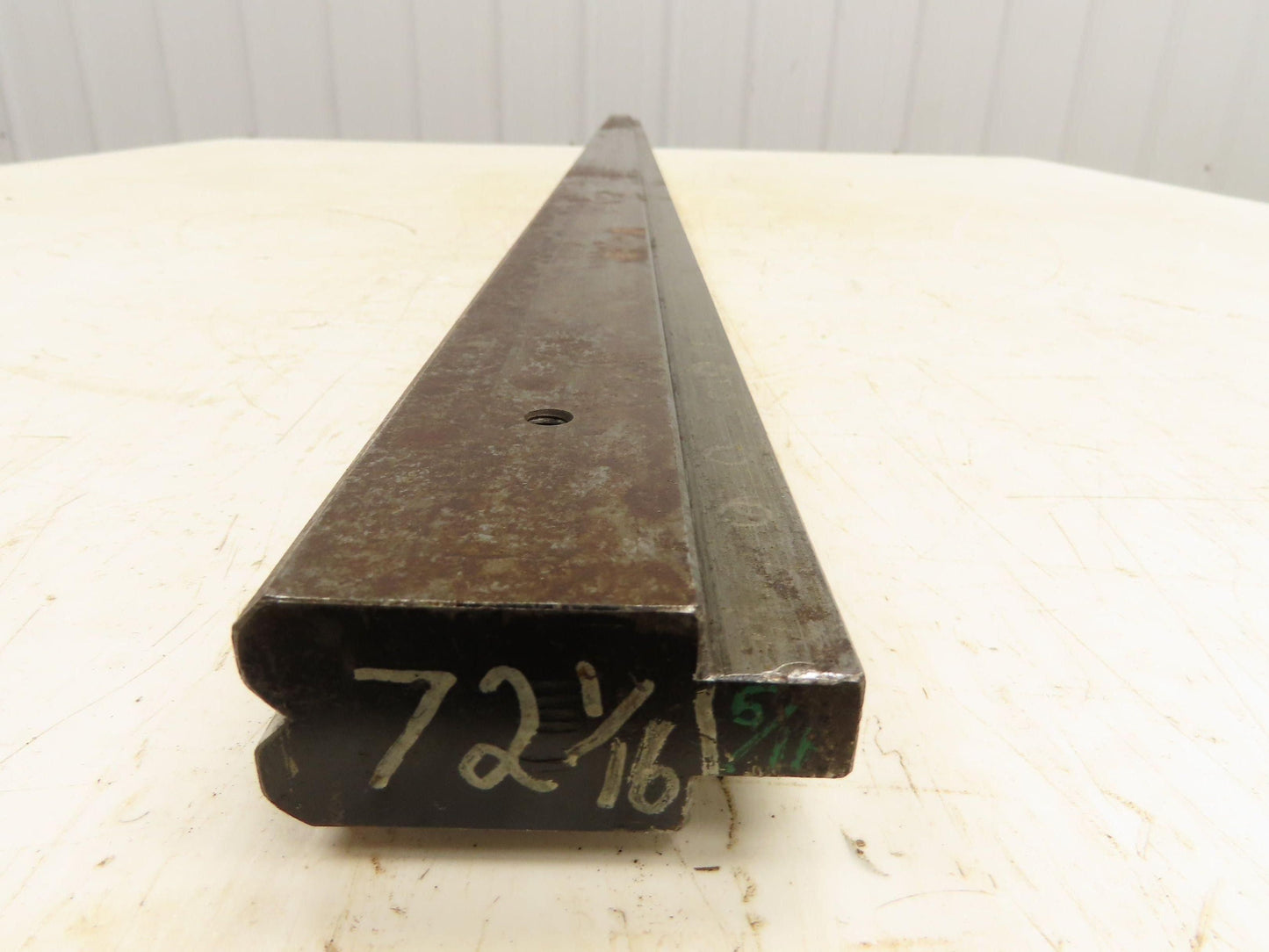 Press Brake Die 72-1/16" Long 90° V 5/16" W 5/32" D 1-3/4" H 1/2" Tang