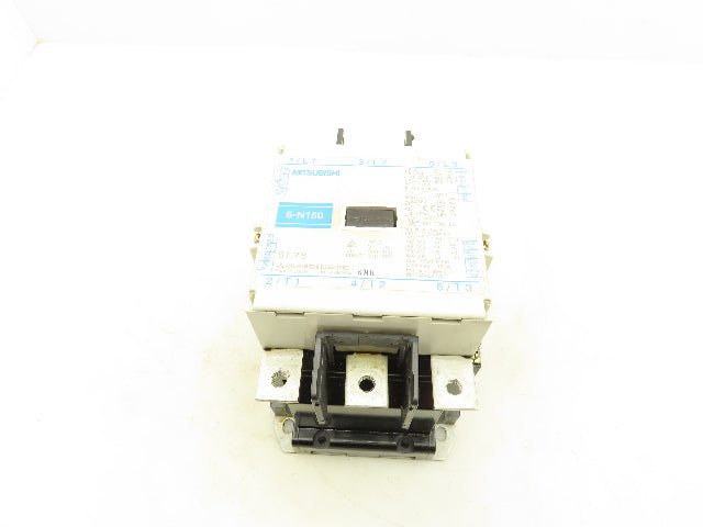 Mitsubishi S-N150 3-Pole Contactor 150A 600V 3PH 120V Coil