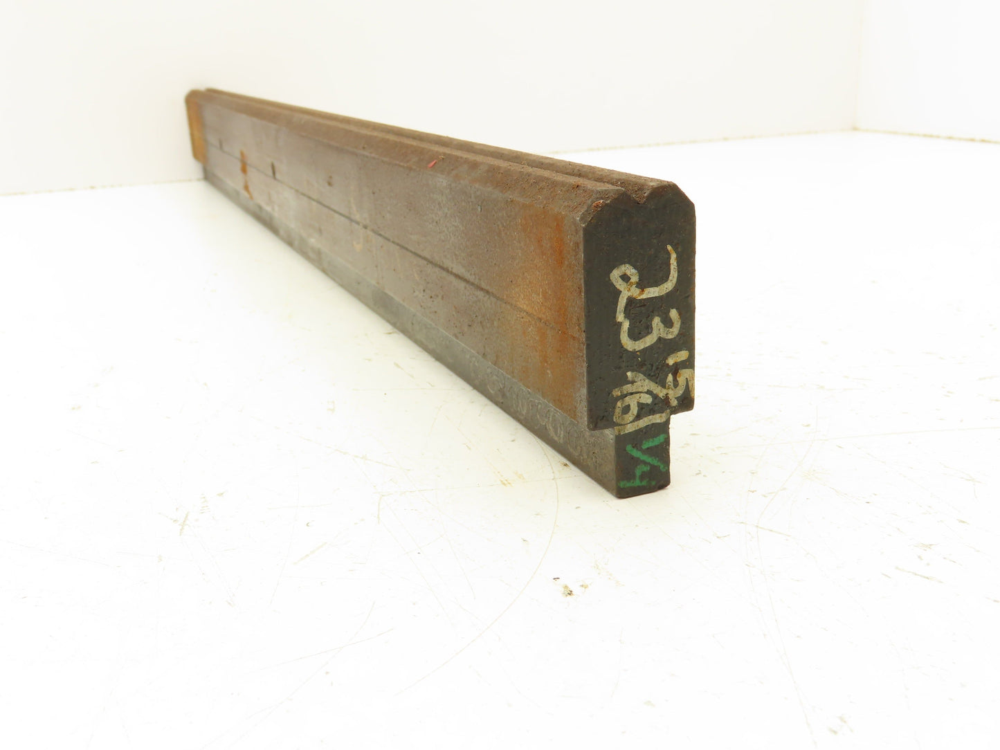 Press Brake Die 24" Long 90° V 1/4" W 1/8" D 1-7/8" H 1/2" Tang