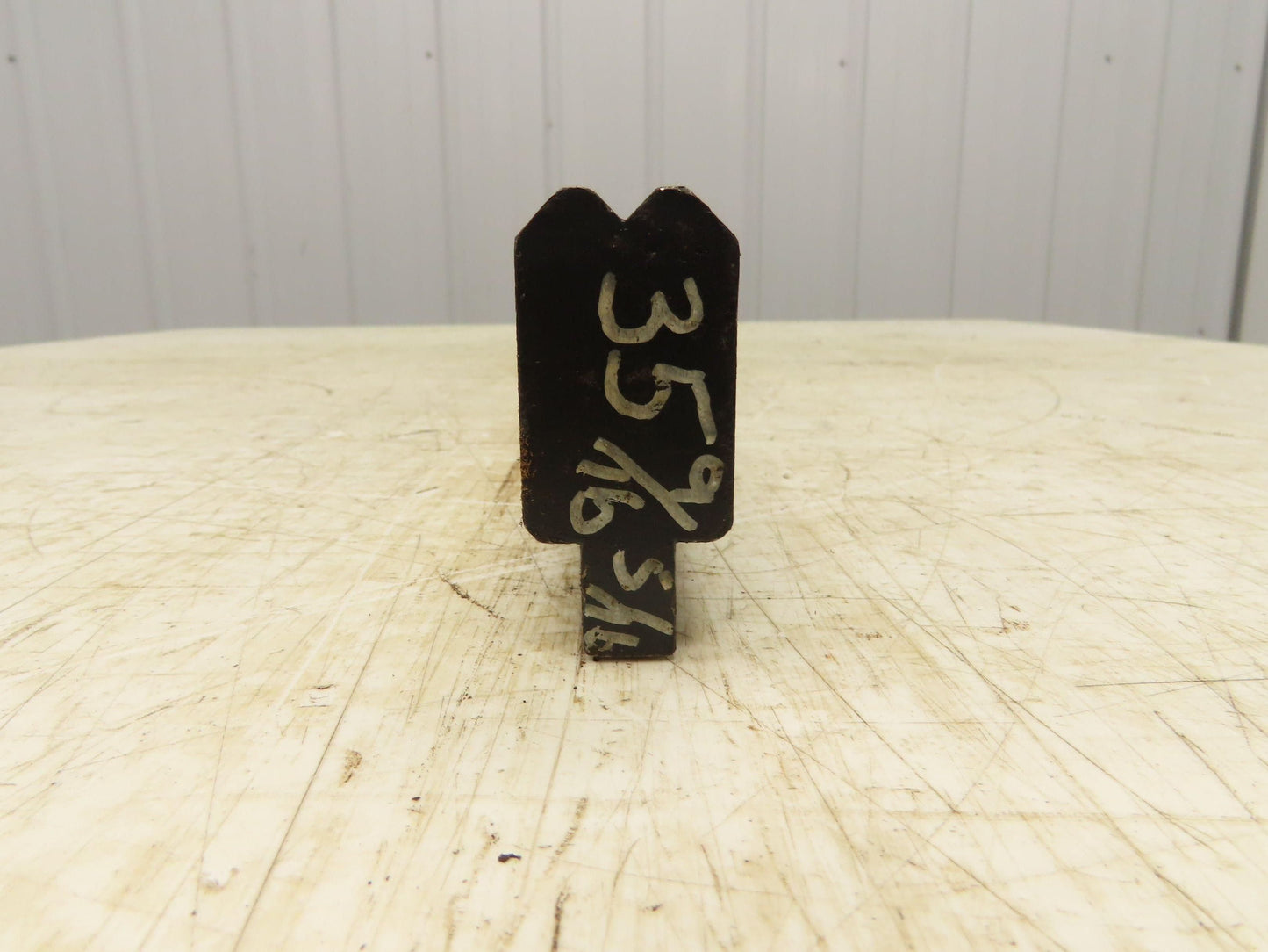 Press Brake Die 35-9/16" Long 90° V 5/16" W 1/8" D 1-3/4" H 1/2" Tang