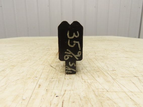Press Brake Die 35-9/16" Long 90° V 5/16" W 1/8" D 1-3/4" H 1/2" Tang