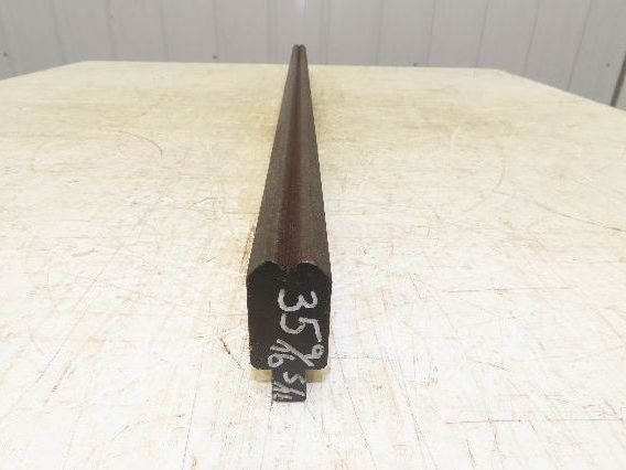Press Brake Die 35-9/16" Long 90° V 5/16" W 1/8" D 1-3/4" H 1/2" Tang