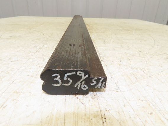 Press Brake Die 35-9/16" Long 90° V 5/16" W 1/8" D 1-3/4" H 1/2" Tang