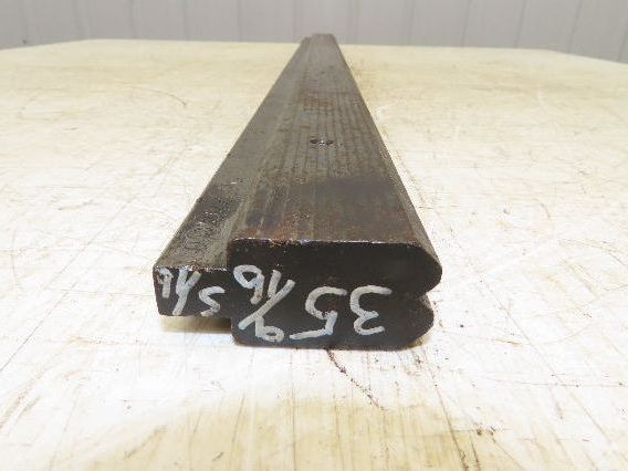 Press Brake Die 35-9/16" Long 90° V 5/16" W 1/8" D 1-3/4" H 1/2" Tang