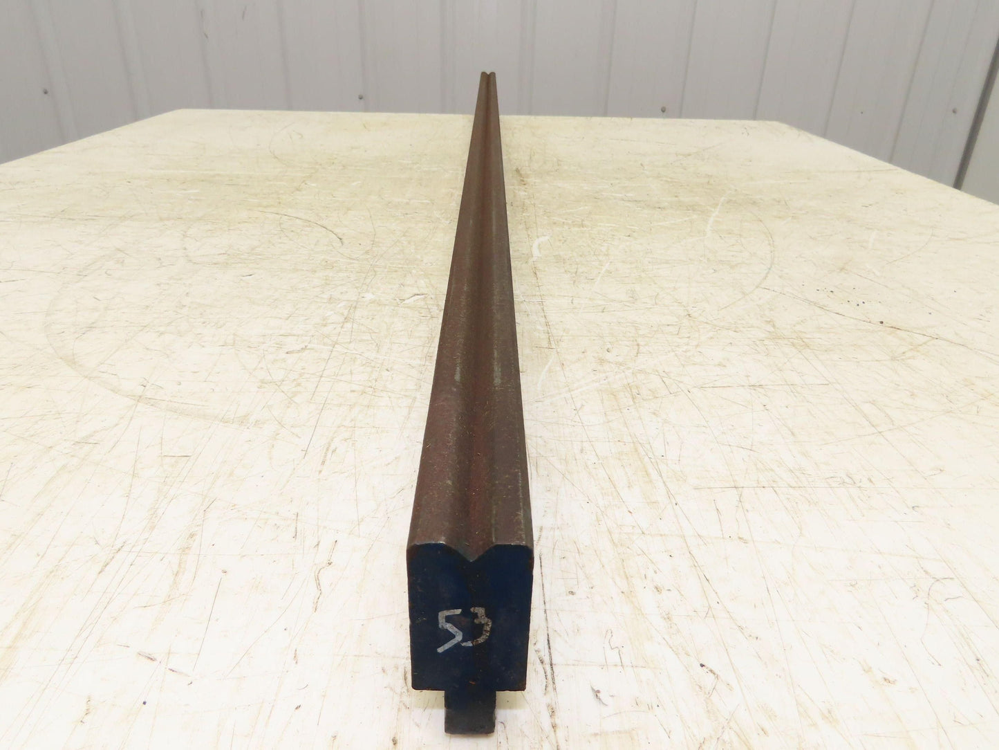 Press Brake Die 53" Long 90° V 5/16" W 3/16" D 1-3/4" H 1/2" Tang