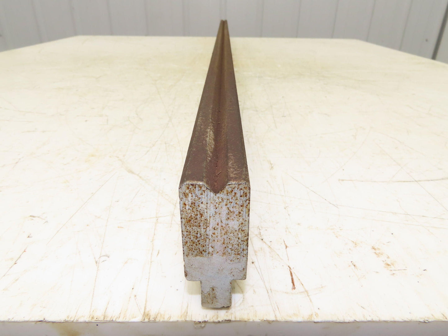 Press Brake Die 48-3/16" Long 90° V 1/4" W 5/32" D 1-3/4" H 1/2" Tang