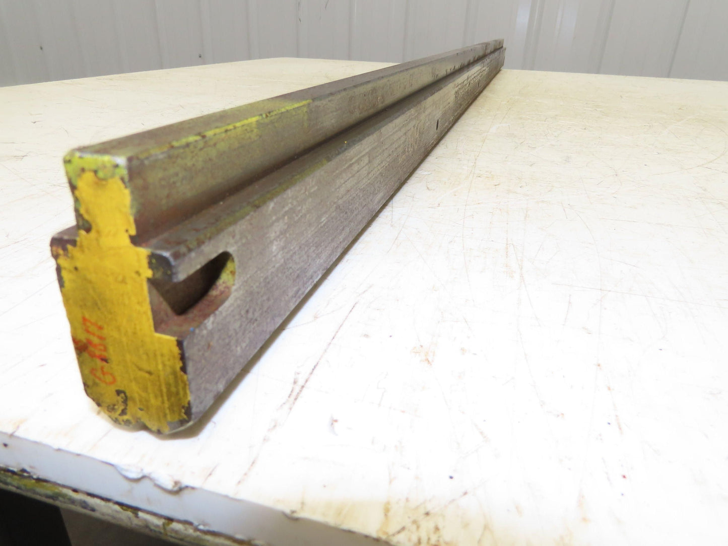Press Brake Die 47-7/8" Long 90° V 3/16" W 1/8" D 1-3/4" H 1/2" Tang