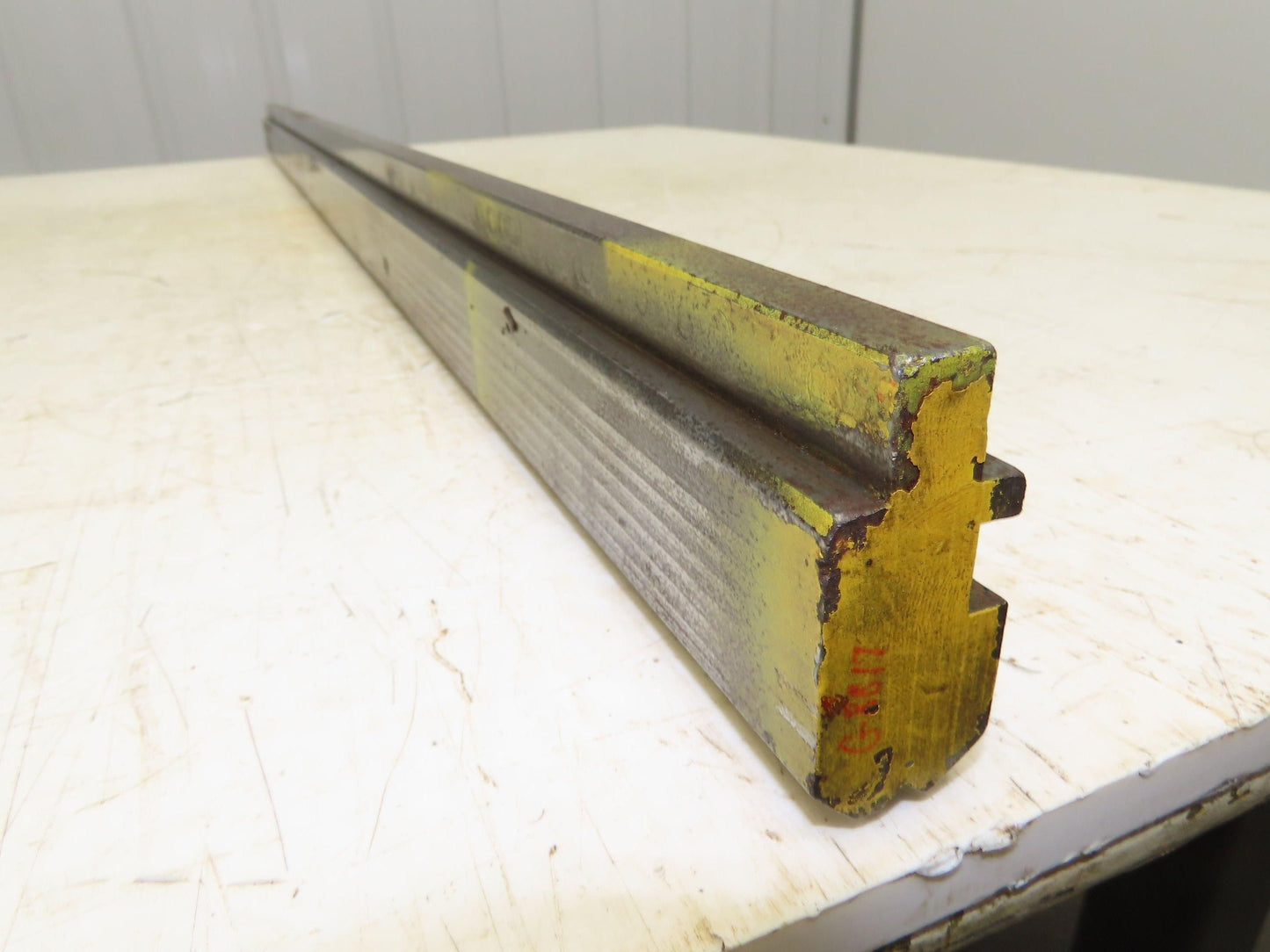 Press Brake Die 47-7/8" Long 90° V 3/16" W 1/8" D 1-3/4" H 1/2" Tang
