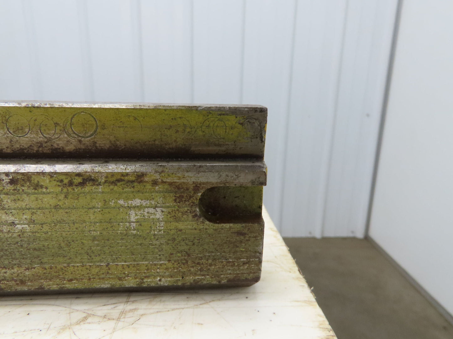 Press Brake Die 47-7/8" Long 90° V 3/16" W 1/8" D 1-3/4" H 1/2" Tang