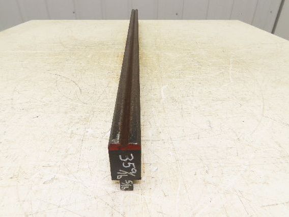 Press Brake Die 35-1/2" Long 90° V 5/16" W 3/16" D 1-3/4" H 1/2" Tang