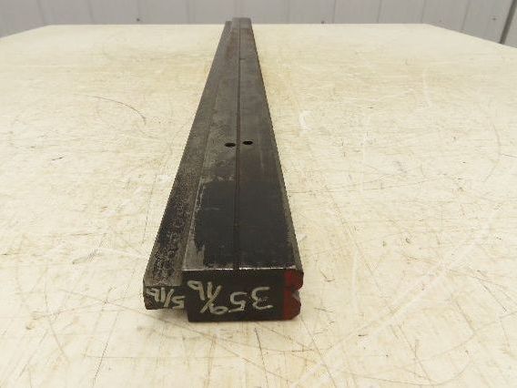 Press Brake Die 35-1/2" Long 90° V 5/16" W 3/16" D 1-3/4" H 1/2" Tang