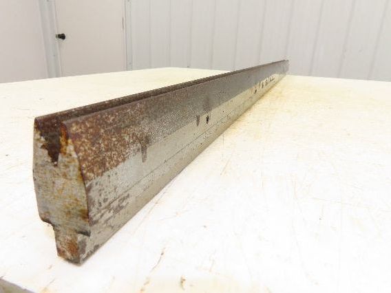 Press Brake Die 47-1/2" Long 30° Acute V 3/8" W 11/16" D 1-3/4" H 1/2" Tang