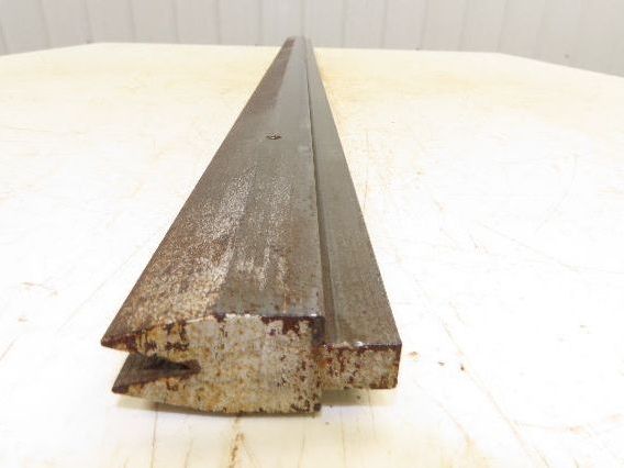 Press Brake Die 47-1/2" Long 30° Acute V 3/8" W 11/16" D 1-3/4" H 1/2" Tang