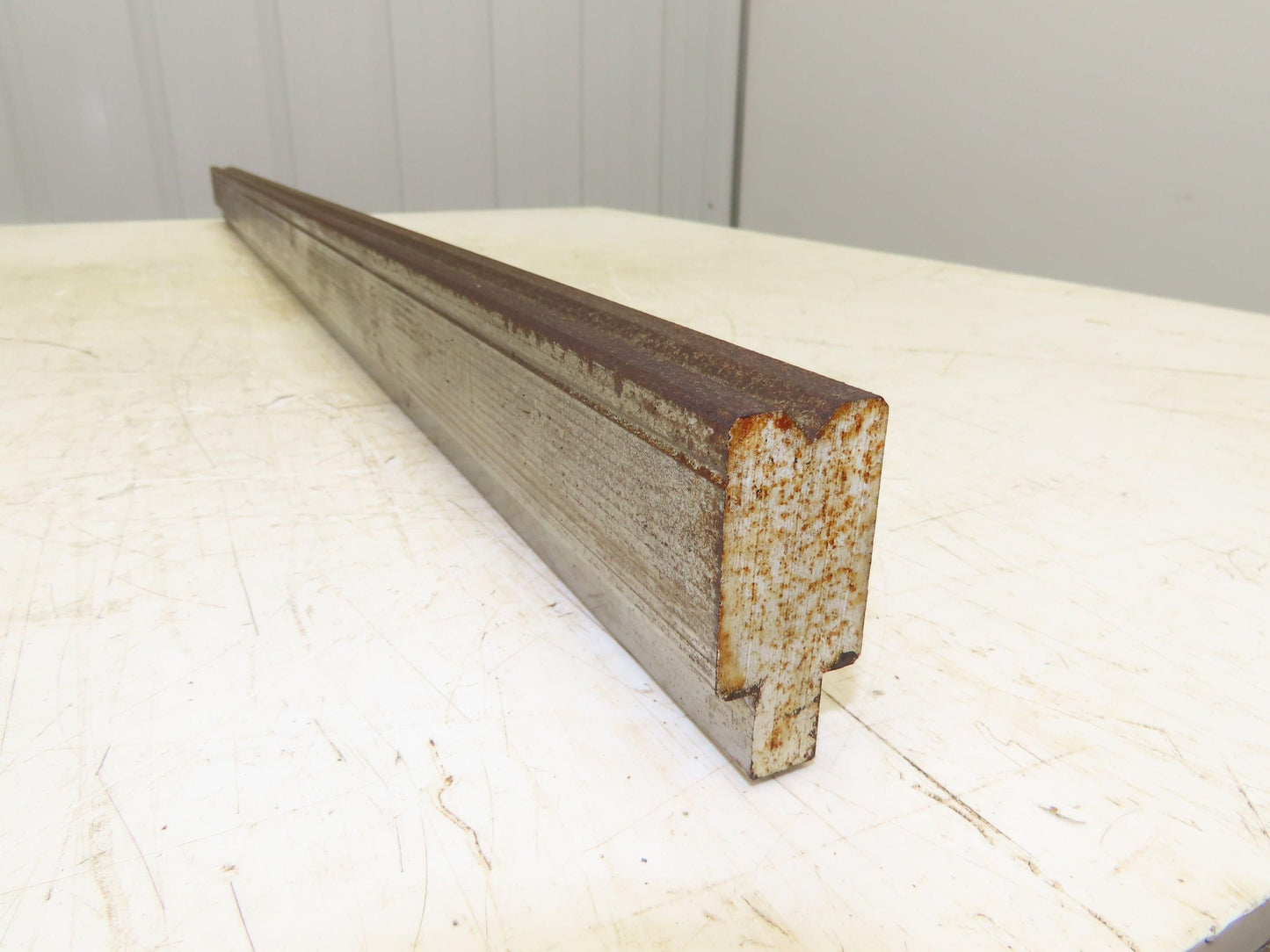 Press Brake Die 45-1/8" Long 90° V 3/8" W 3/16" D 1-3/4" H 1/2" Tang