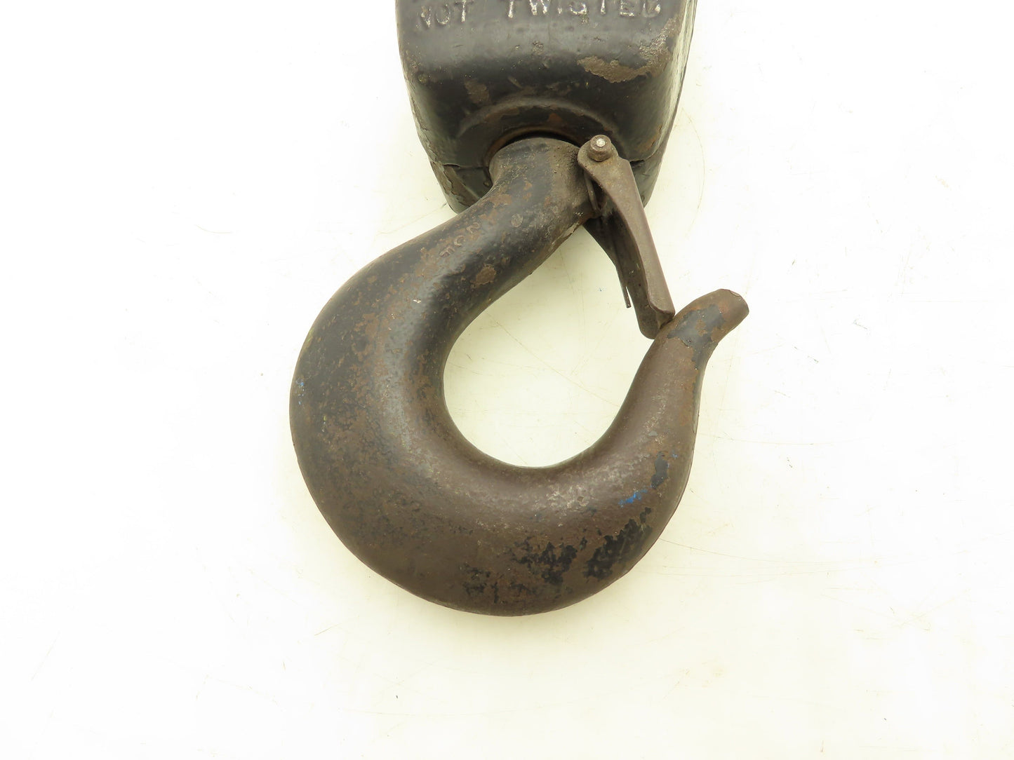 CM Lodestar 2 Ton Lower Hook Block Assembly Double Chain Latch Black 627-860
