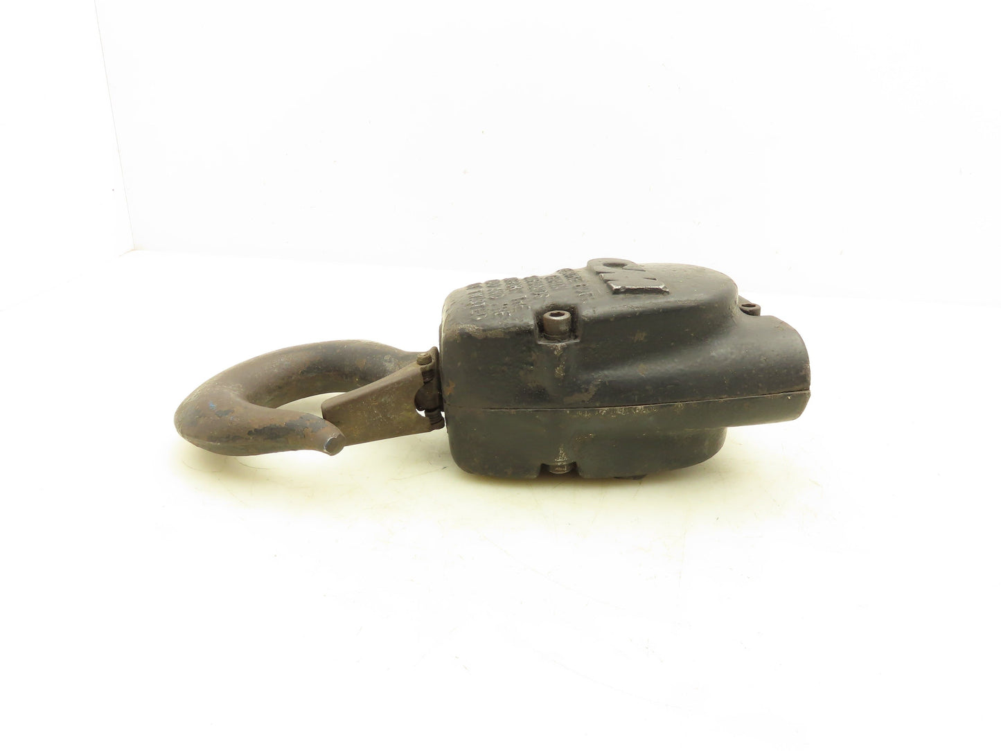 CM Lodestar 2 Ton Lower Hook Block Assembly Double Chain Latch Black 627-860