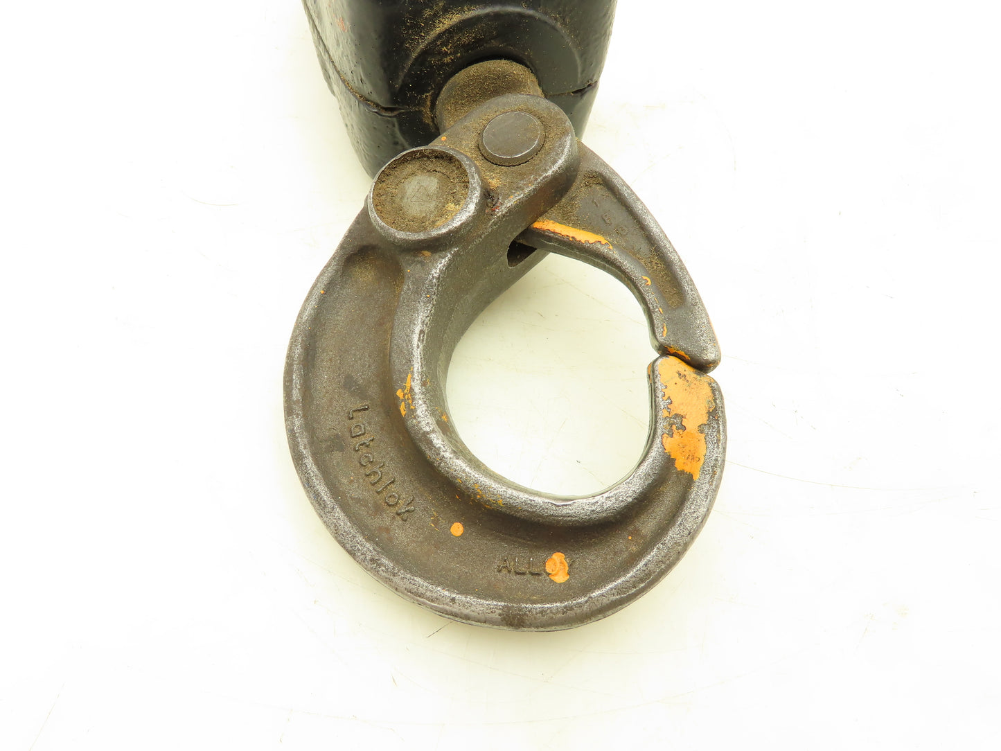 CM Lodestar 2 Ton Lower Hook Block Assembly Double Chain Latchlok Black 627-860