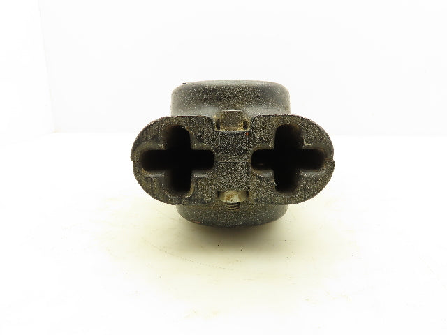 CM Lodestar 2 Ton Lower Hook Block Assembly Double Chain Latchlok Black 627-860