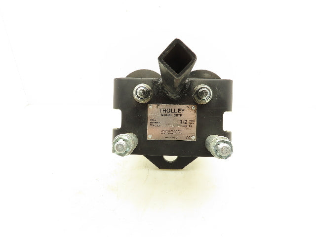 CM CBTP 1/2 Ton Manual Plain Push Trolley 2"-8.7" Flange