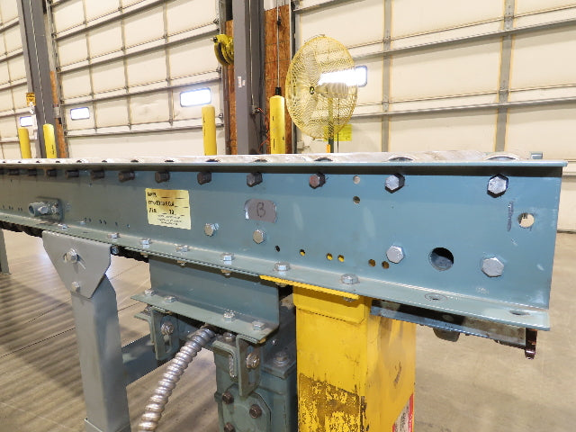 Hytrol 24"x 10' Accumulation Roller Conveyor 21"BF O-Ring Line Shaft Drive 64FPM