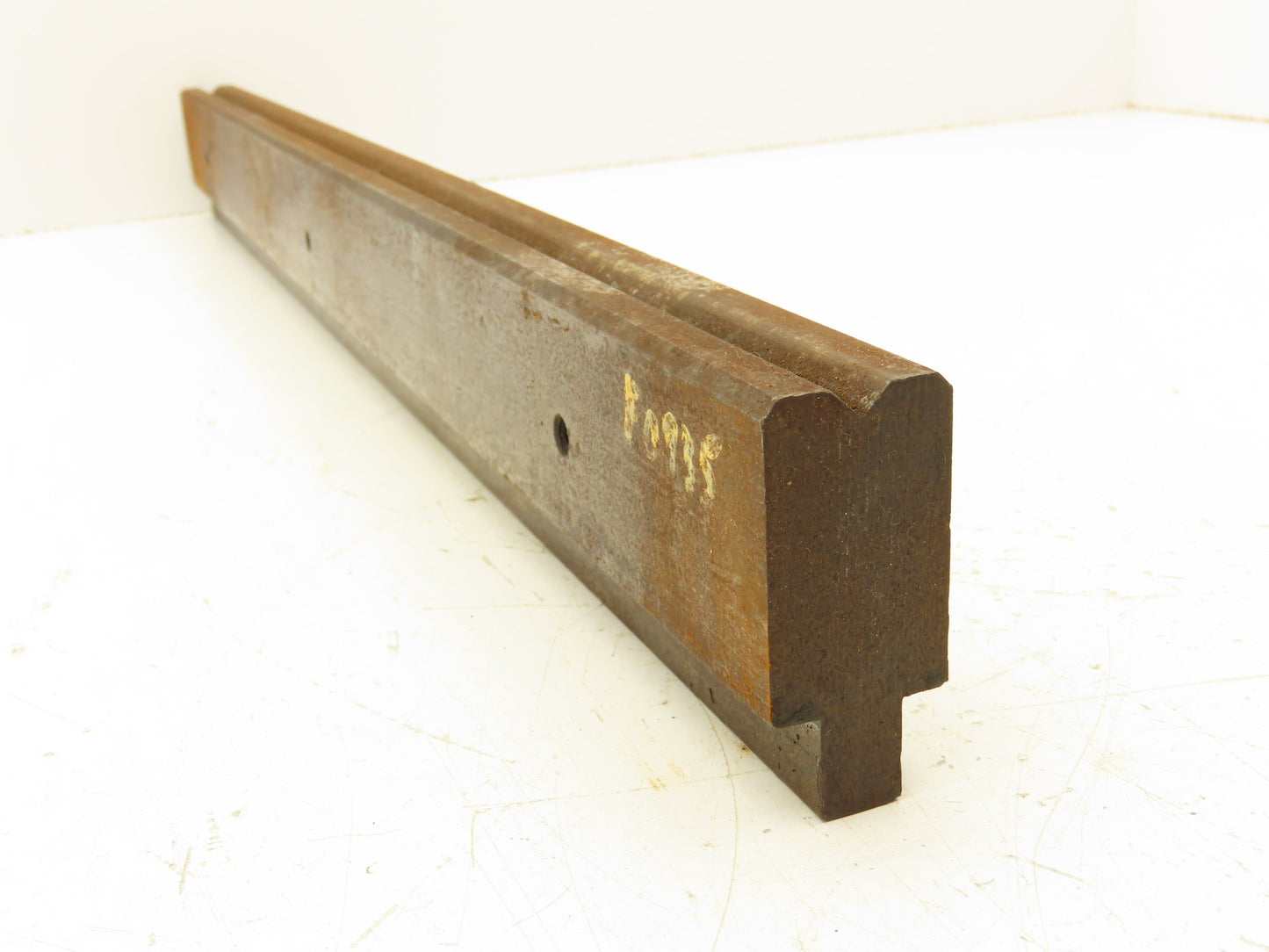 Press Brake Die 23-9/16" Long 90° V 1/4" W 1/8" D 1-3/4" H 1/2" Tang