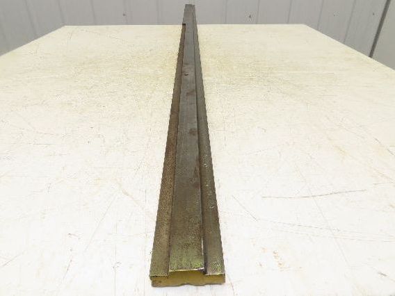 Press Brake Die 73" Long 90° V 7/32" W 1/8" D 1-3/4" H 1/2" Tang