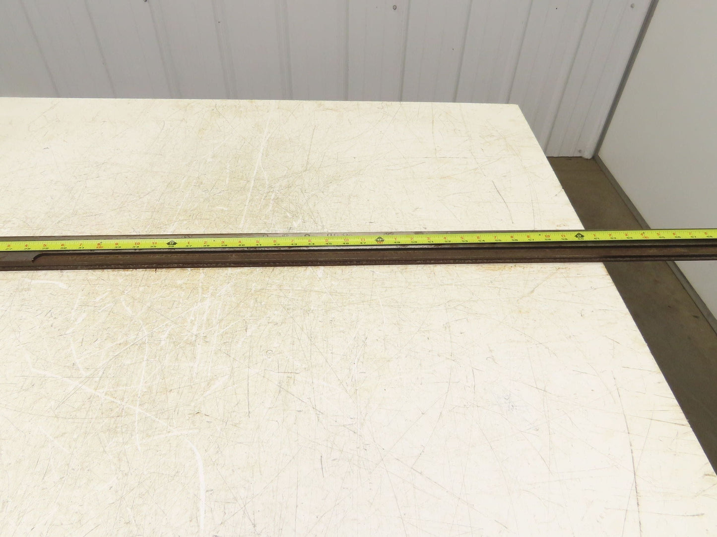 Press Brake Die 73" Long 90° V 7/32" W 1/8" D 1-3/4" H 1/2" Tang