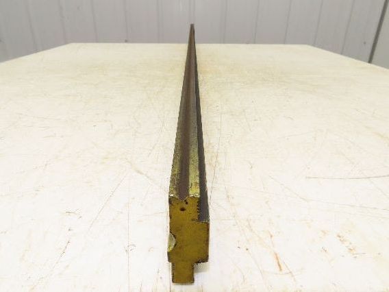 Press Brake Die 73" Long 90° V 7/32" W 1/8" D 1-3/4" H 1/2" Tang