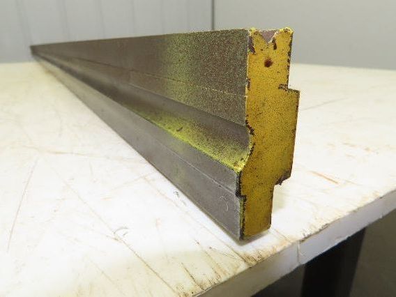 Press Brake Die 73" Long 90° V 7/32" W 1/8" D 1-3/4" H 1/2" Tang