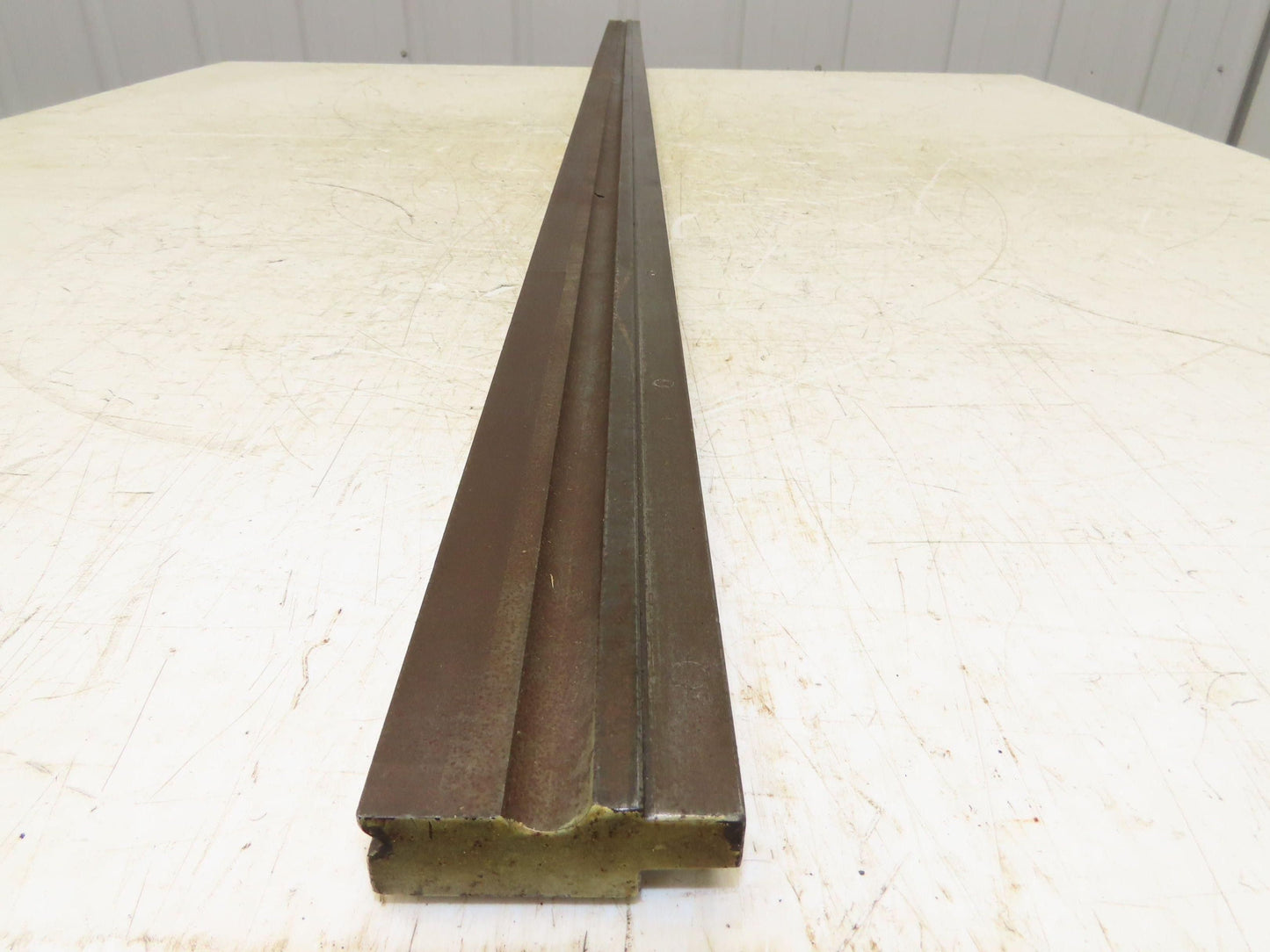 Press Brake Die 73" Long 90° V 7/32" W 1/8" D 1-3/4" H 1/2" Tang
