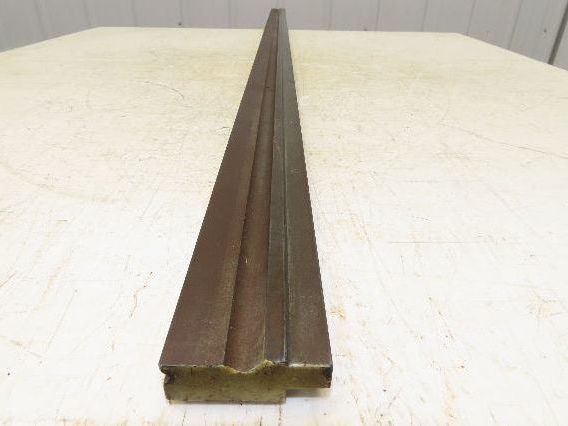 Press Brake Die 73" Long 90° V 7/32" W 1/8" D 1-3/4" H 1/2" Tang