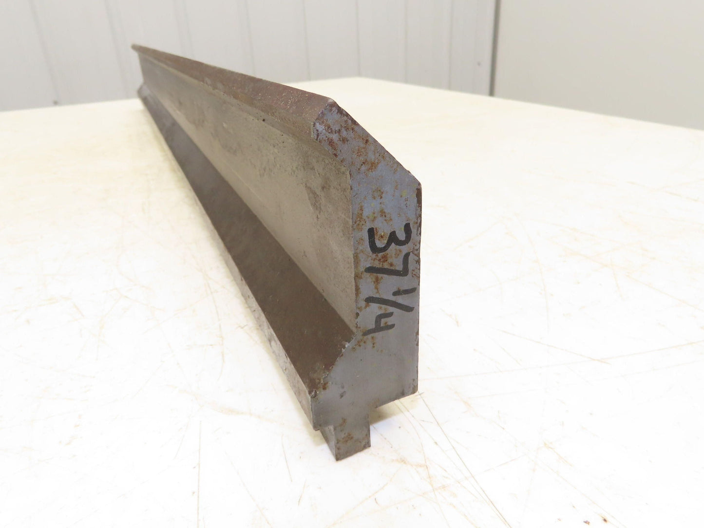 Press Brake Gooseneck Punch Die 37-1/4" Long 90° V 7/16" Finger 3-3/4" H