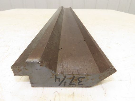 Press Brake Gooseneck Punch Die 37-1/4" Long 90° V 7/16" Finger 3-3/4" H