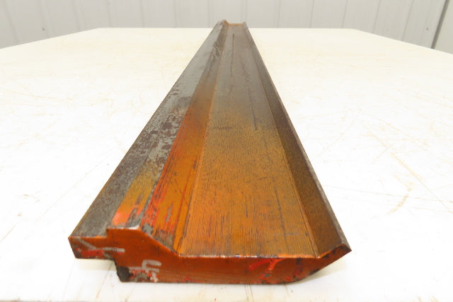 Press Brake Gooseneck Punch Die 47-1/2" Long 90° V 1/4" Finger 3-3/4" H